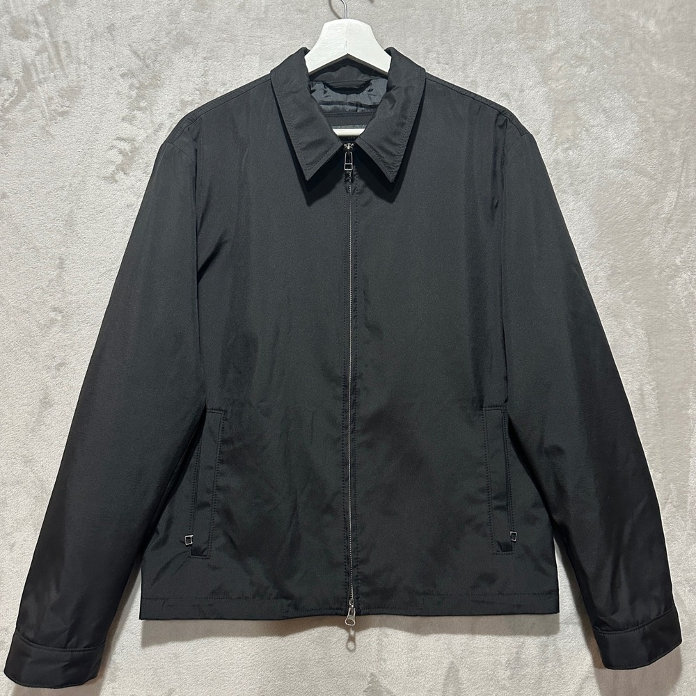 Banana Republic Mens Small Black Full Zip Harrington Jacket RN 54023 CA 17897